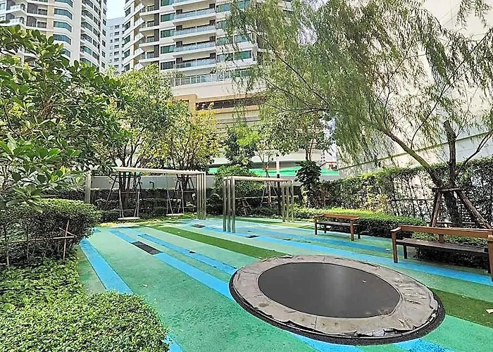 Rooftop Pool Gym Luxury Cozy 1br 1170@phromphong ホテル バンコク都